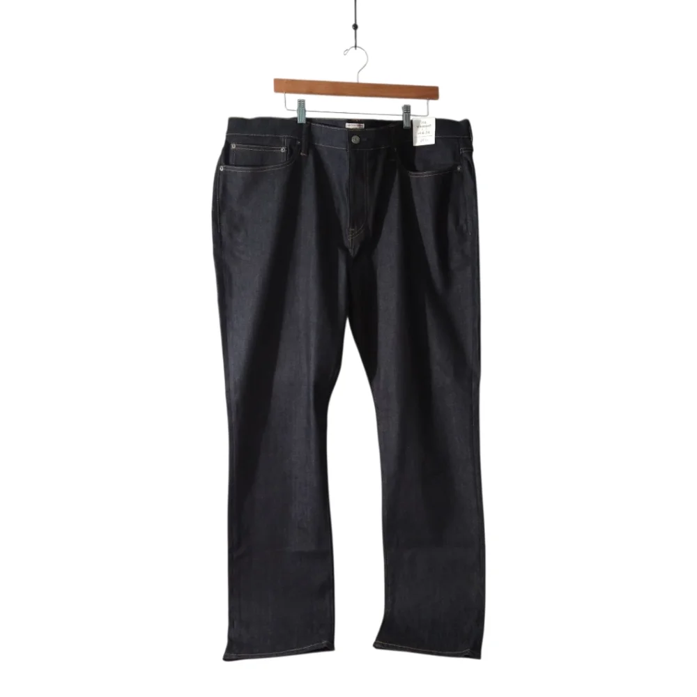 J.Crew 770 Straight Fit Jeans 44x34 Dark‎ Rinse Wash Denim Classic Mens Straight